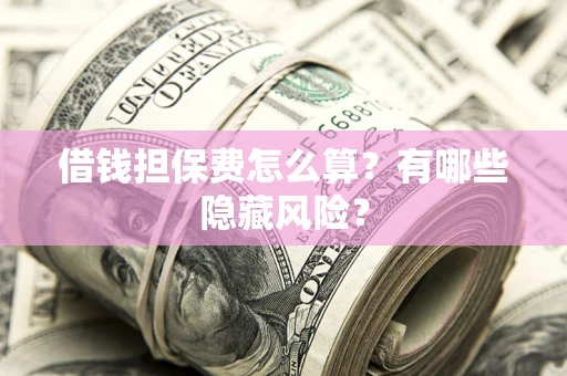 北京借钱担保费怎么算？有哪些隐藏风险？