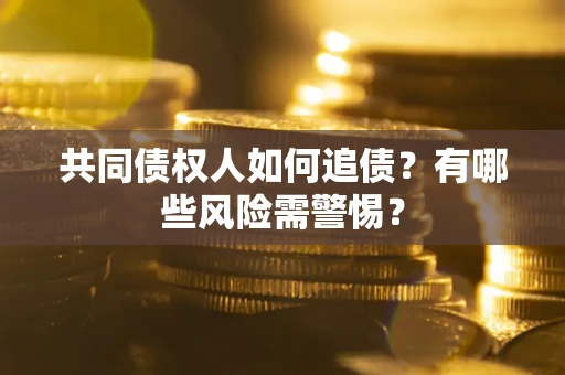 北京共同债权人如何追债？有哪些风险需警惕？